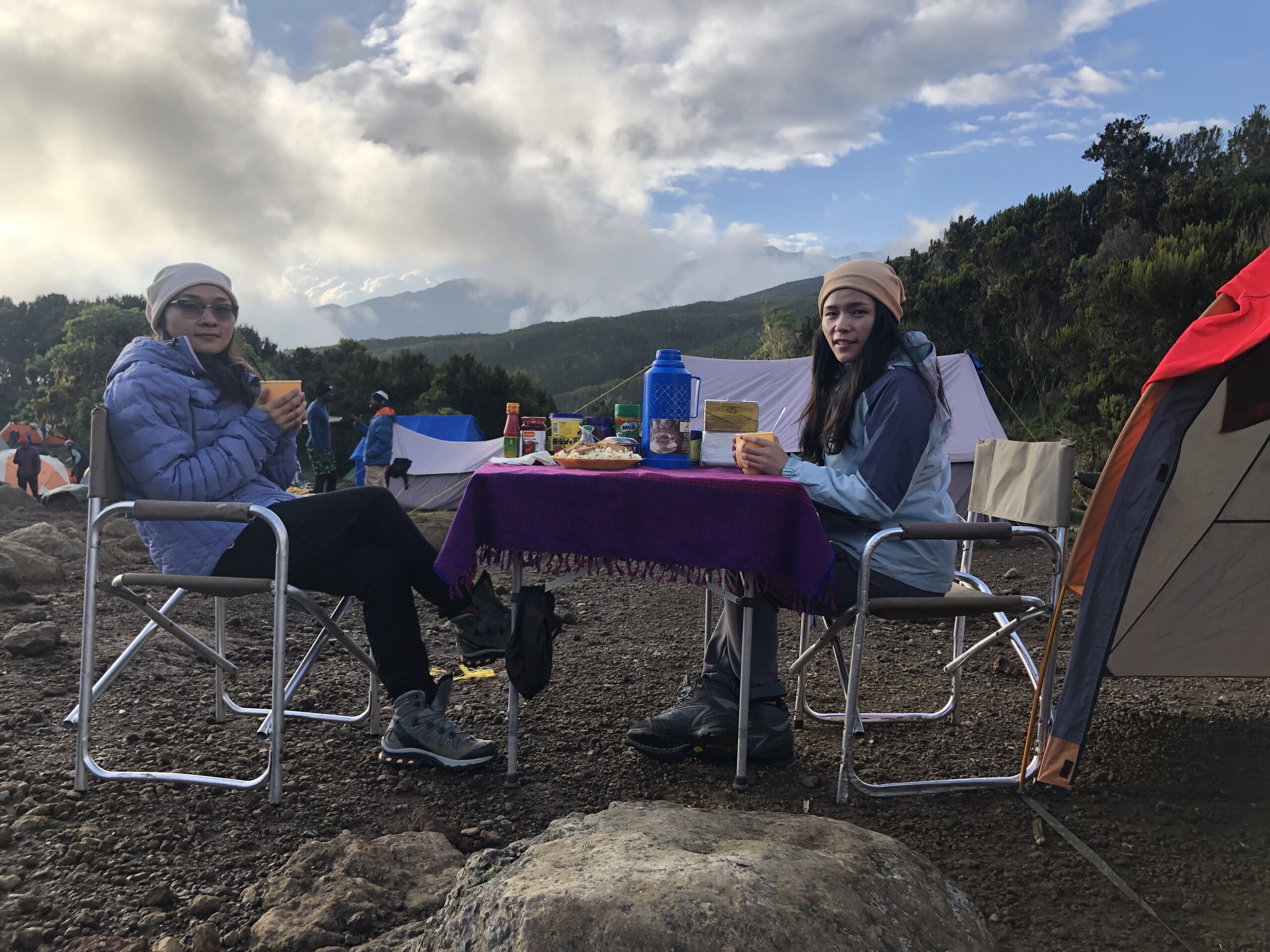 Barranco Wall climb on Mount Kilimanjaro during 6 Days Machame Route